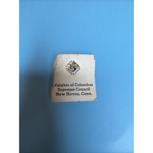 Knights of Columbus Supreme Council New Haven, Conn Lapel Pin Vintage